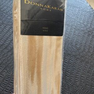 Donna Karan Home Elegant Gold King Pillow Sham 20 x 36